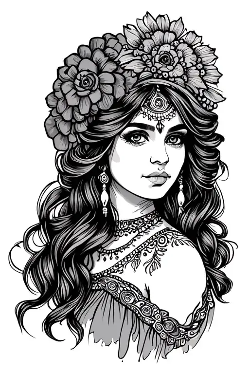 New Traditional Gypsy Girl