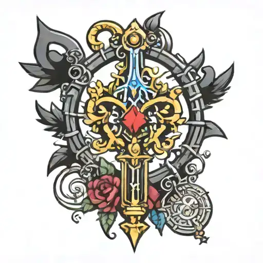 Kingdom Hearts Key Design
