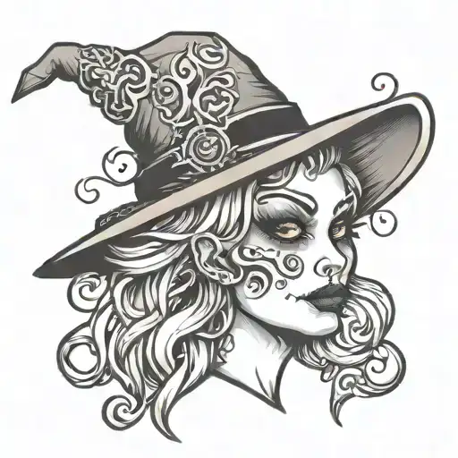 Halloween Witch Head