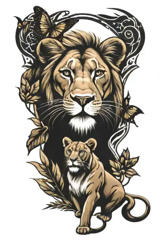 Lioness And Lion Butterflies