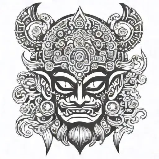 Kaal Bhairava God Mask