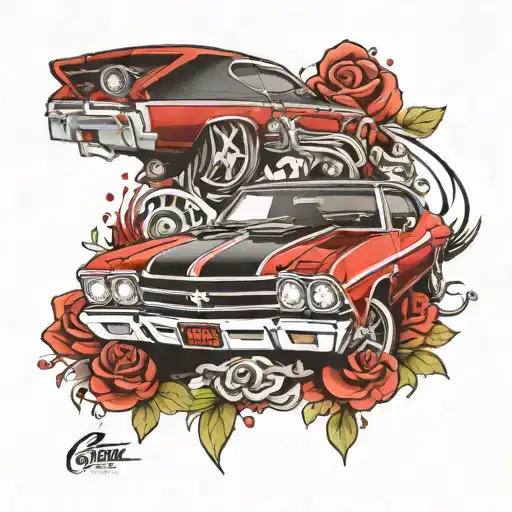 69 Chevelle Ss Cherry Red