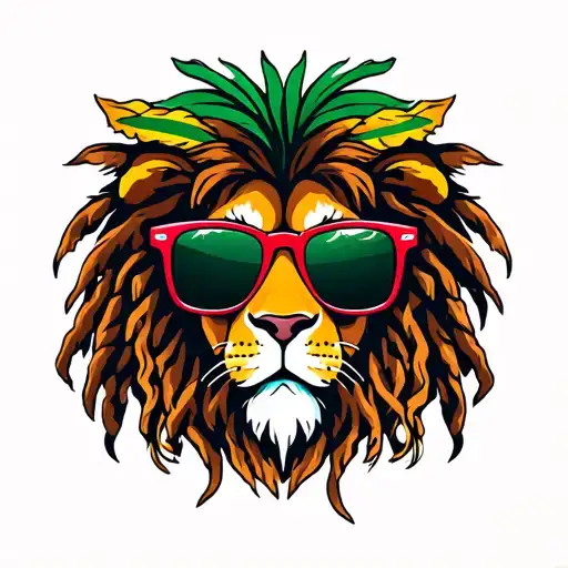 Lion Rasta Dreads Sunglasses