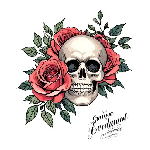 Calaveras Con Rosas