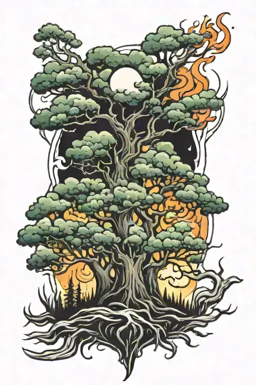 Trees Burning