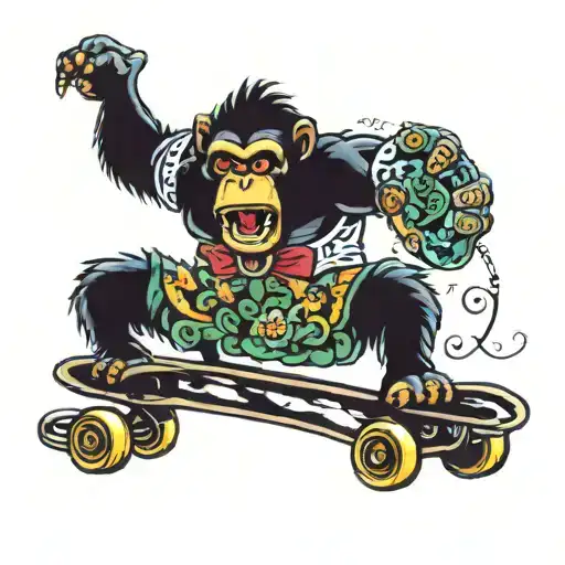 Skate Ape Skating