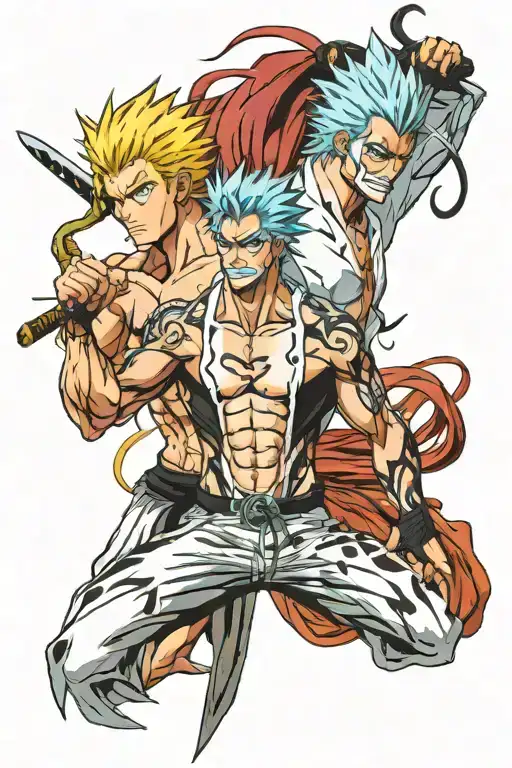 Grimmjow And Ichigo Bleach