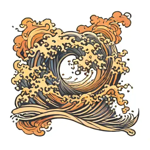 Waves Crashing