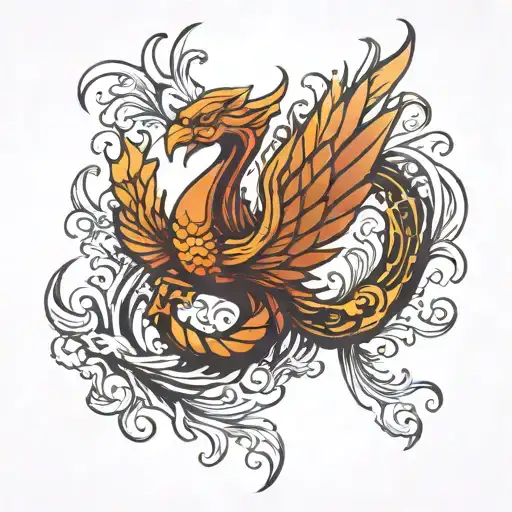 Phoenix With Scorpion Tail