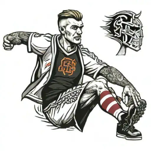 A Tattoo For A Footballer That Became Gamer And Later Pursued Bachelors Degree In Law