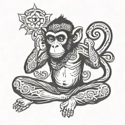 Yoga Punk Monkey