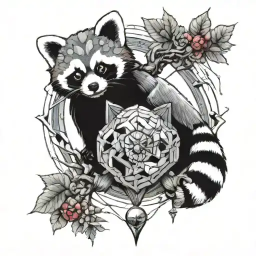 World Tree And Prism And Red Panda