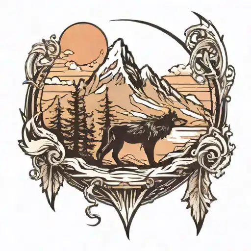 Mountains With A Deep Meaning Of Being A Lone Wolf