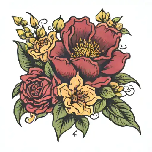 Birth Flower Bouquet