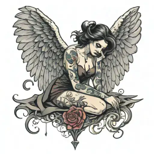 Fallen Angel Watching