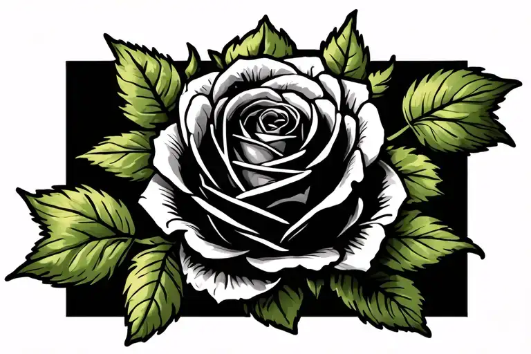 Elegant Black Rose Traditional Style