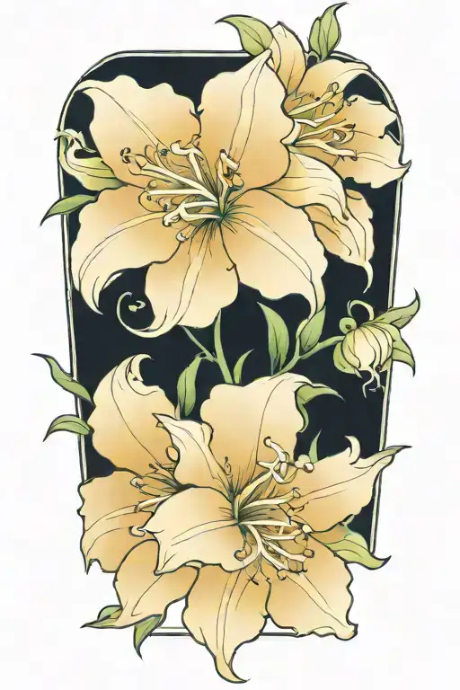 Larkspur Flowers Simple Design