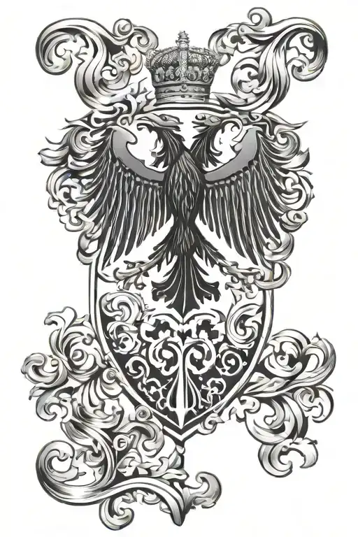 German Coat Of Arms Tattoo Design