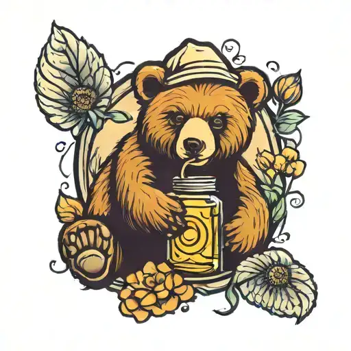 Honey Bear Bottle