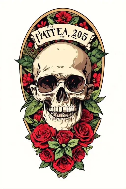 Memorial Piece For Brother With Date