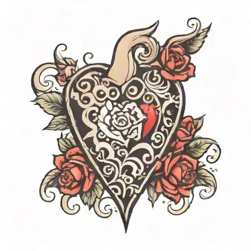 M With A Heart And Roses