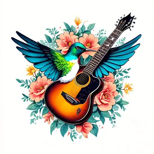 Guitar Hummingbird Acoustic