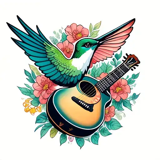 Guitar Hummingbird Acoustic