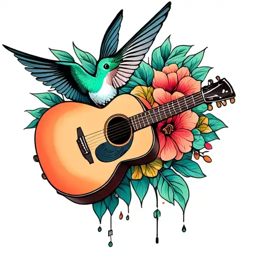 Hummingbird Acoustic Guitar Not Touching