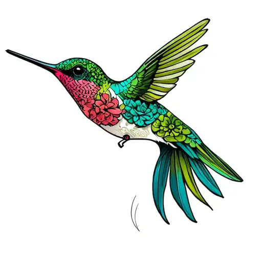 Hummingbird Acoustic Guitar