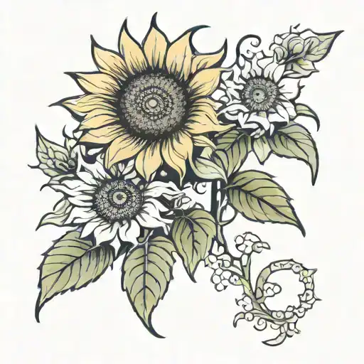 Creeping Pink Sunflower Blooming