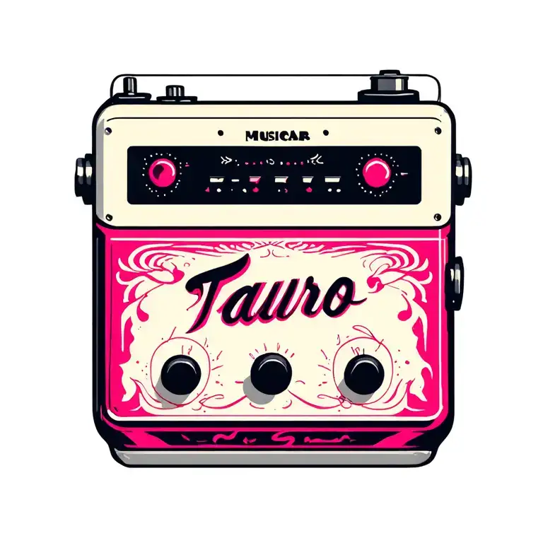 Musical Battery Sign Tauro Next To