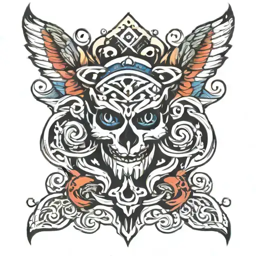 Trible Tattoo Design