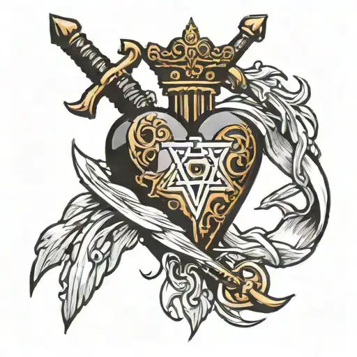 Heart With Three Swords