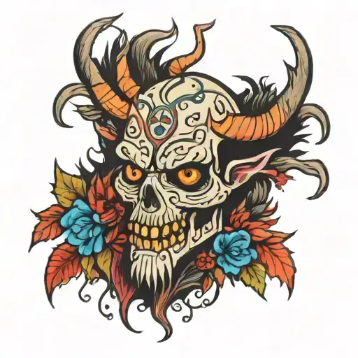 American Traditional Wendigo