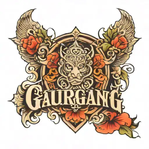 Name Tattoo Gaurangi