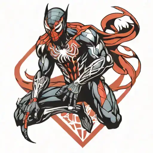Spiderman2099 And Batman Beyond Logo Combined
