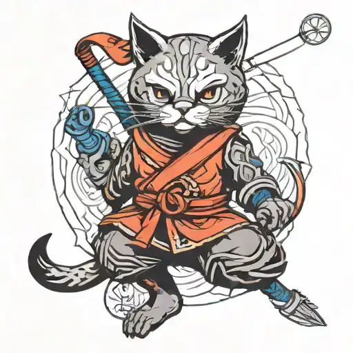 Un Chat Ninja Themed