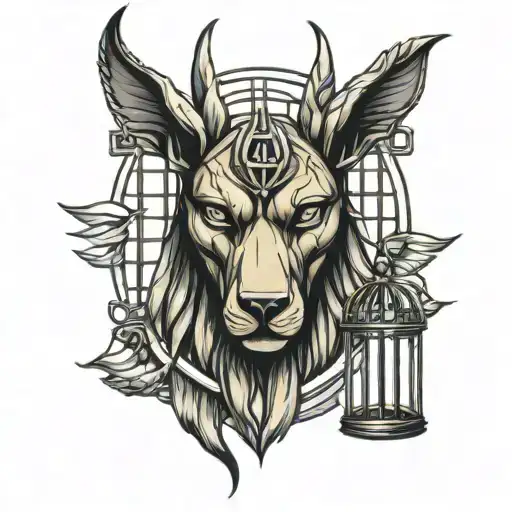 Anubis God In A Cage