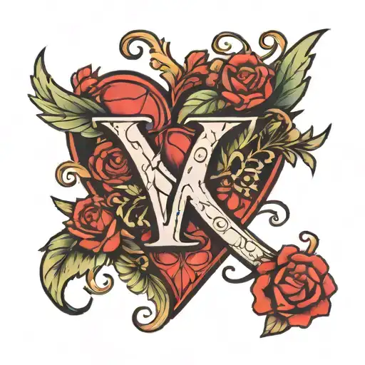 A Letter Love Symbol