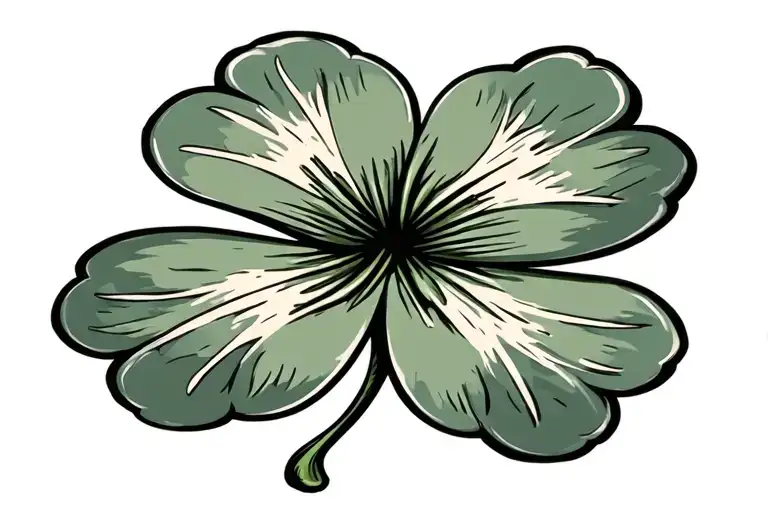 Clover That Says Luckey