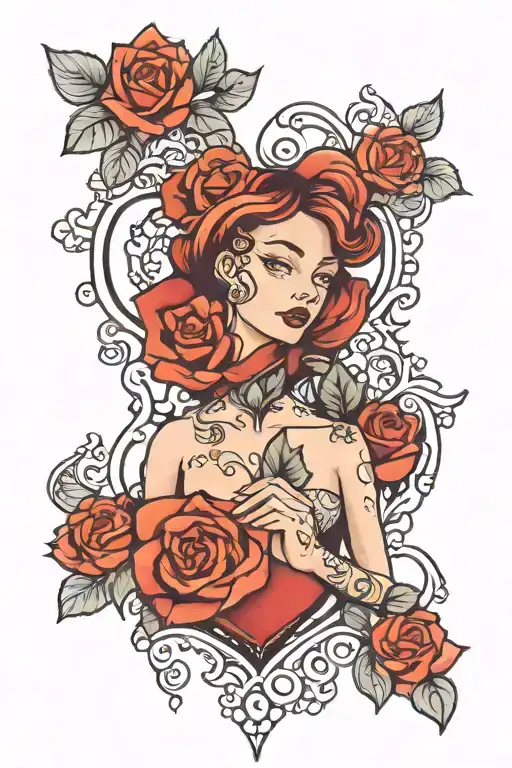 Frances With A Heart Shape