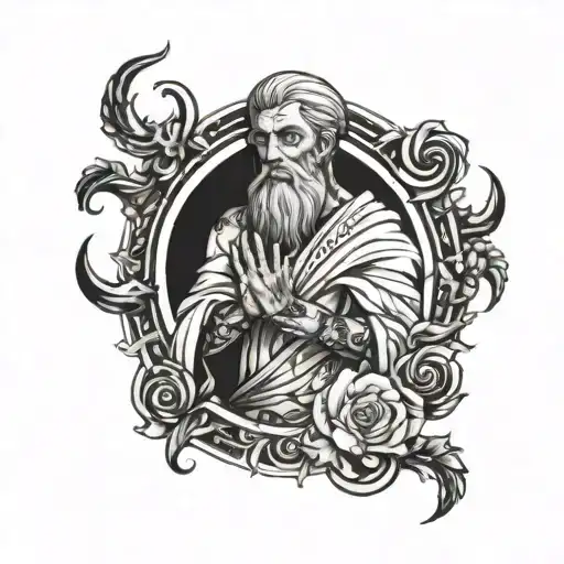 God Holding