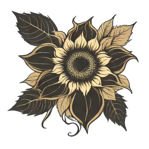 Minmalist Sunflower