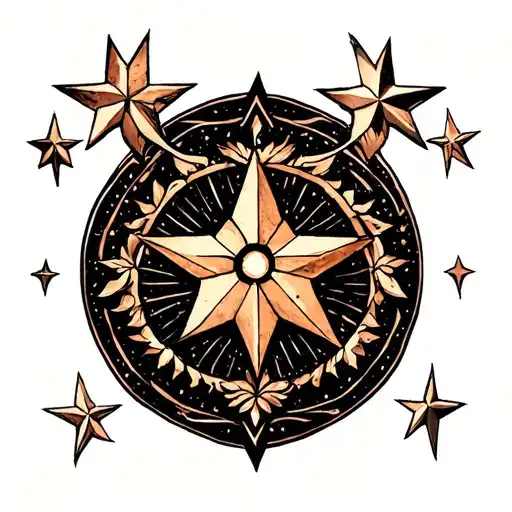 Stars With No Middle For The Hips Waist
