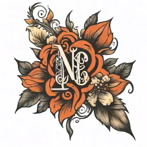 A Tattoo For A Girl With Her Boyfriends Name Written