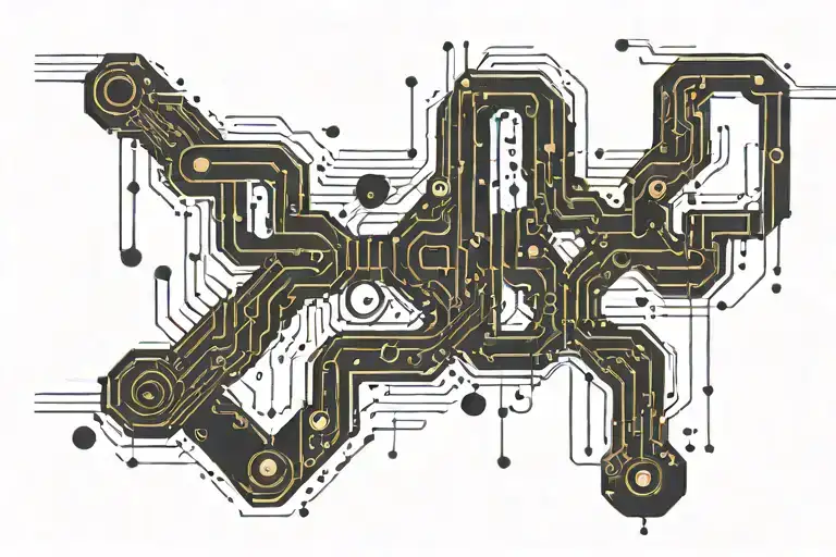 Morse Code Binary Code Flowing