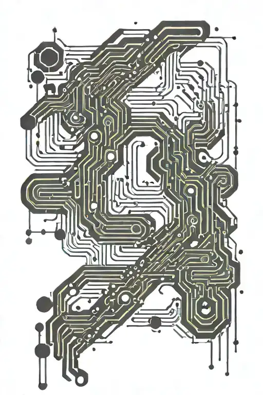 Morse Code Binary Code Flowing