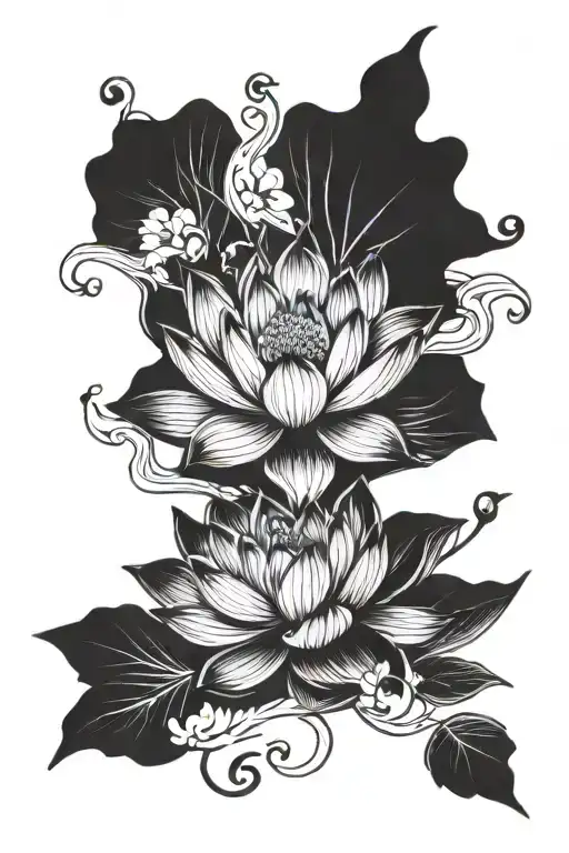 Men's Lotus Flower