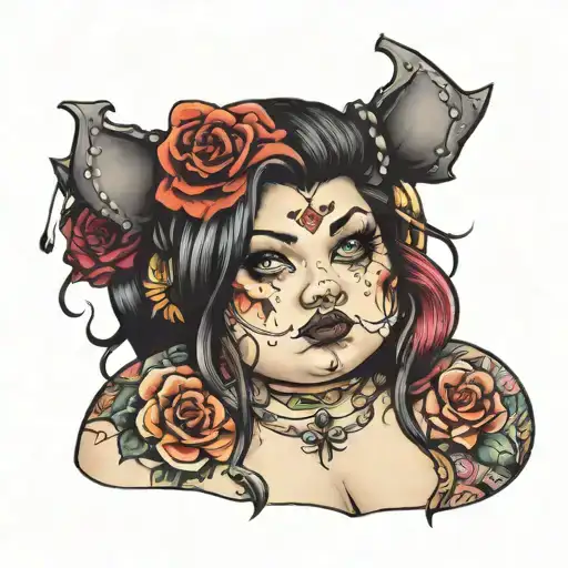 Chubby Girl With Piercings Sexy Nightmare