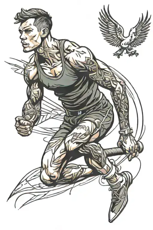 Track And Field Athlete